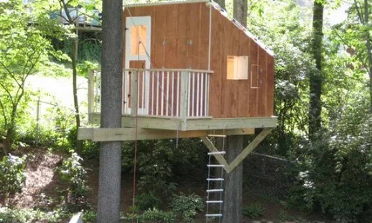 How to make tree house with own hands